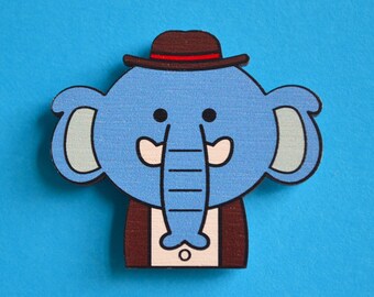 Pasador de madera de elefante