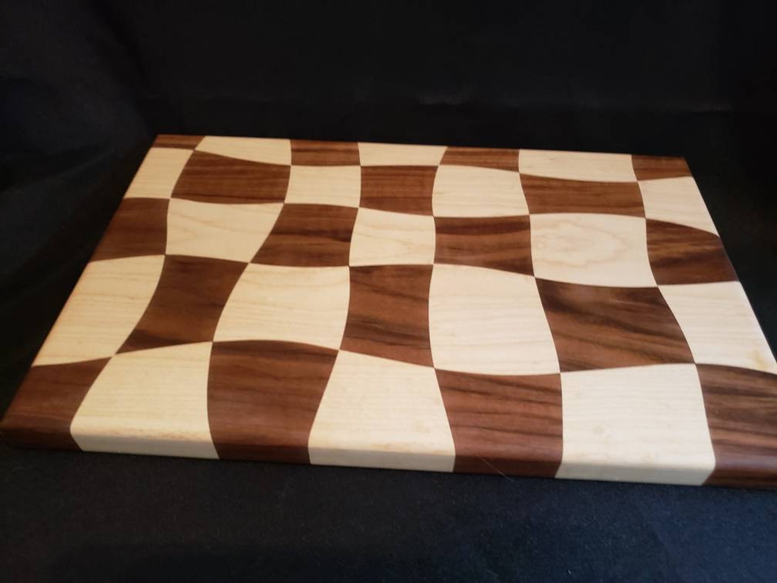 Drunken Checkerboard Cutting Board Combination Set Cheese Etsy