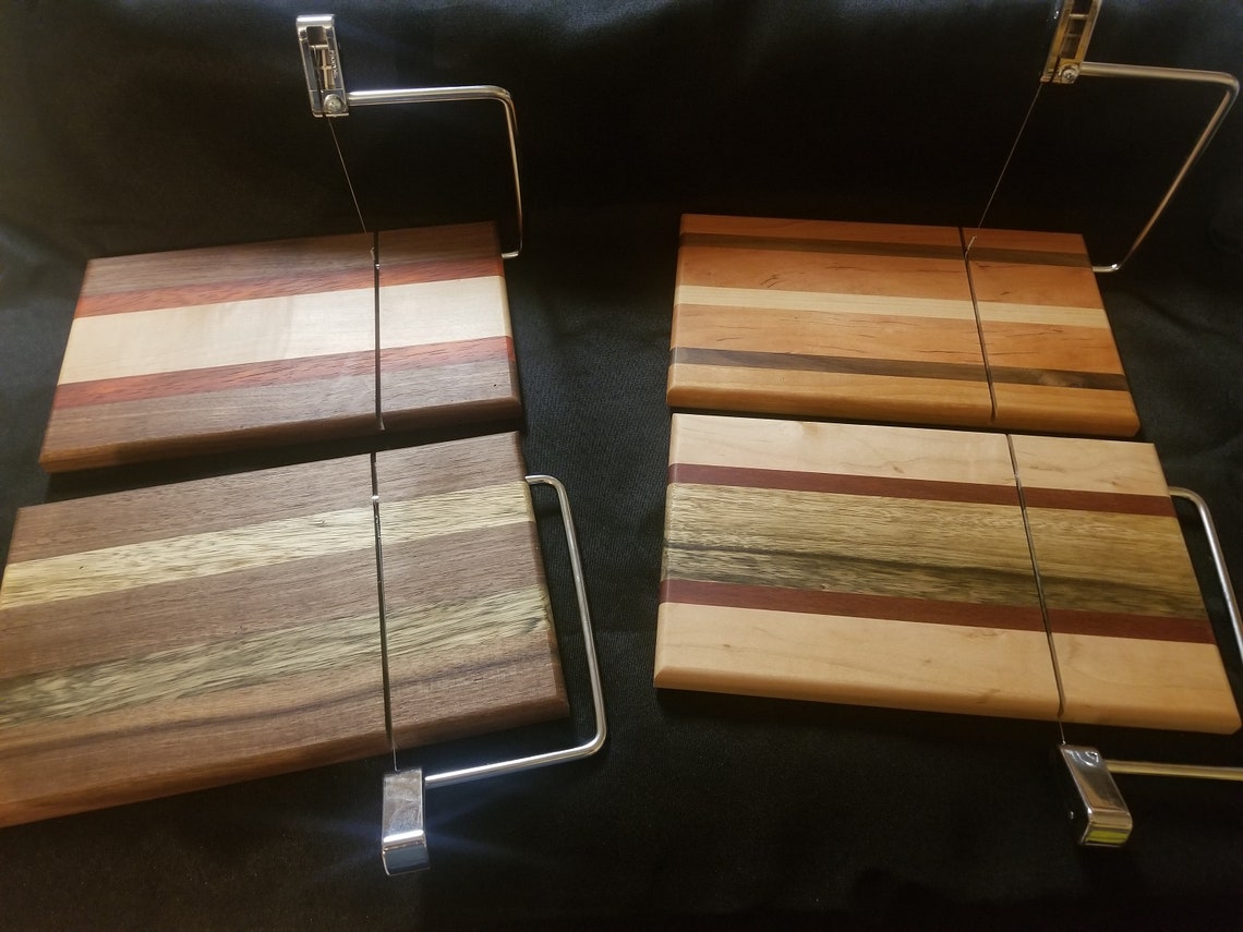 Wood Cheese Slicer Board Cheese Slicing Board Wooden Cheese Etsy