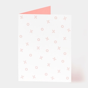 XO Greeting Card (Hugs and Kisses, Valentine's Day, Love, Romance)