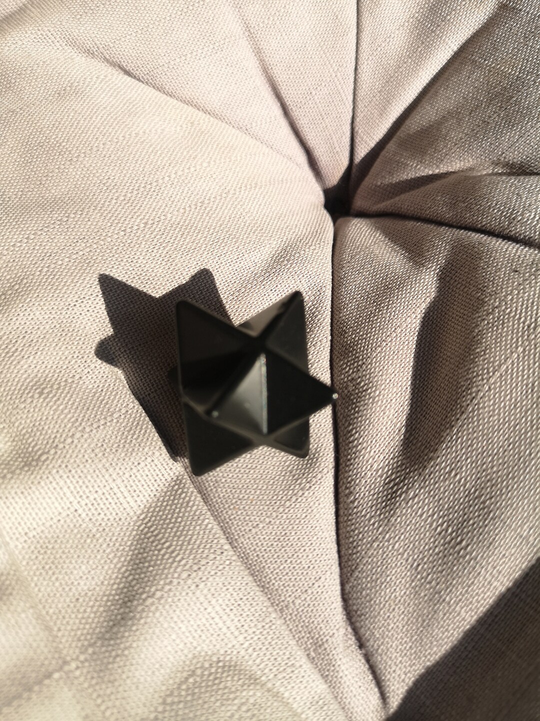 Shungite Merkaba 5 Cm – Pietra Naturale Per Protezione EMF E Meditazione, Generatore Di Energia Positiva