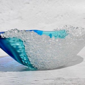 Geschmolzenes Glas Schüssel