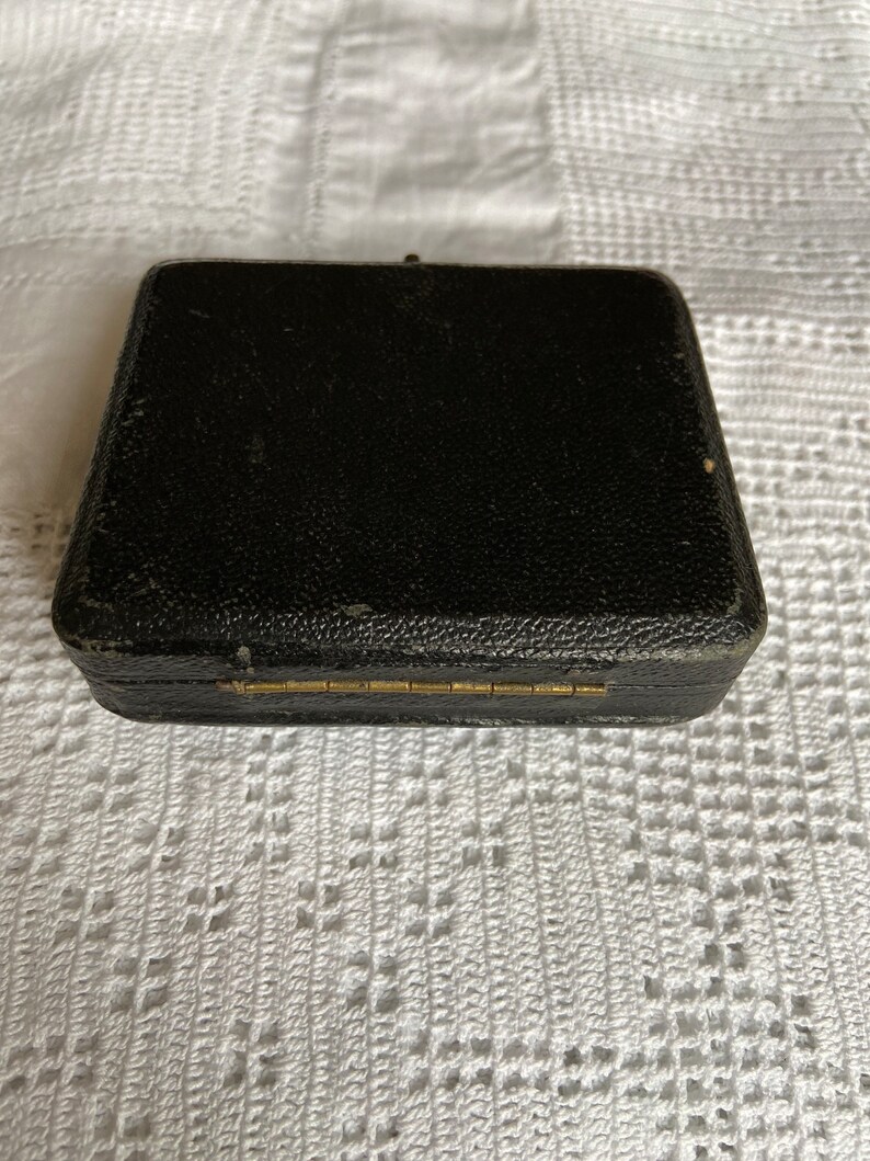 Antique Jewellery Box Vintage Jewelry Case John Elkan Burgundy Etsy