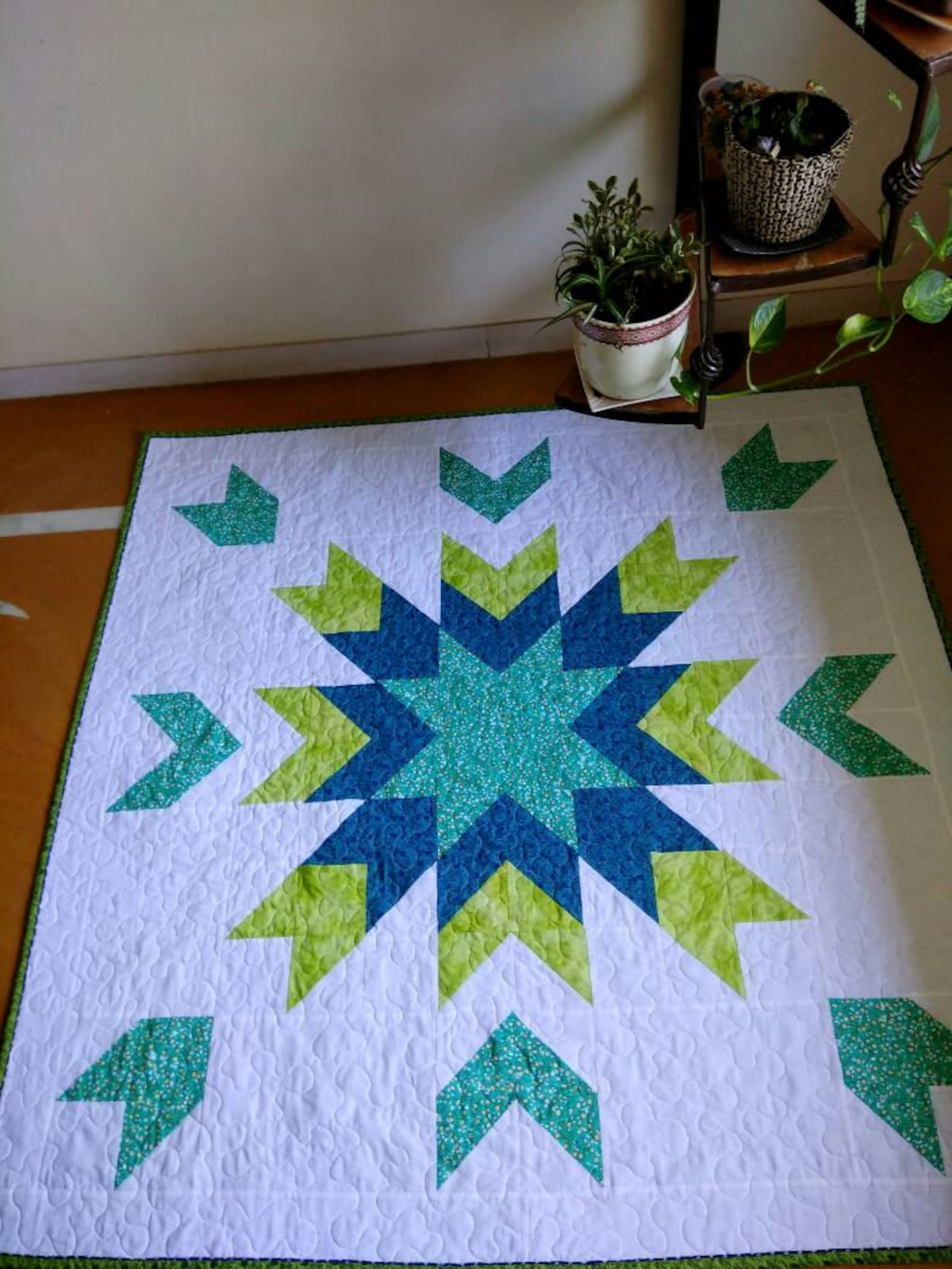 Baby Quilt Pattern. Star Quilt Pattern. Pdf Quilt Pattern. Etsy
