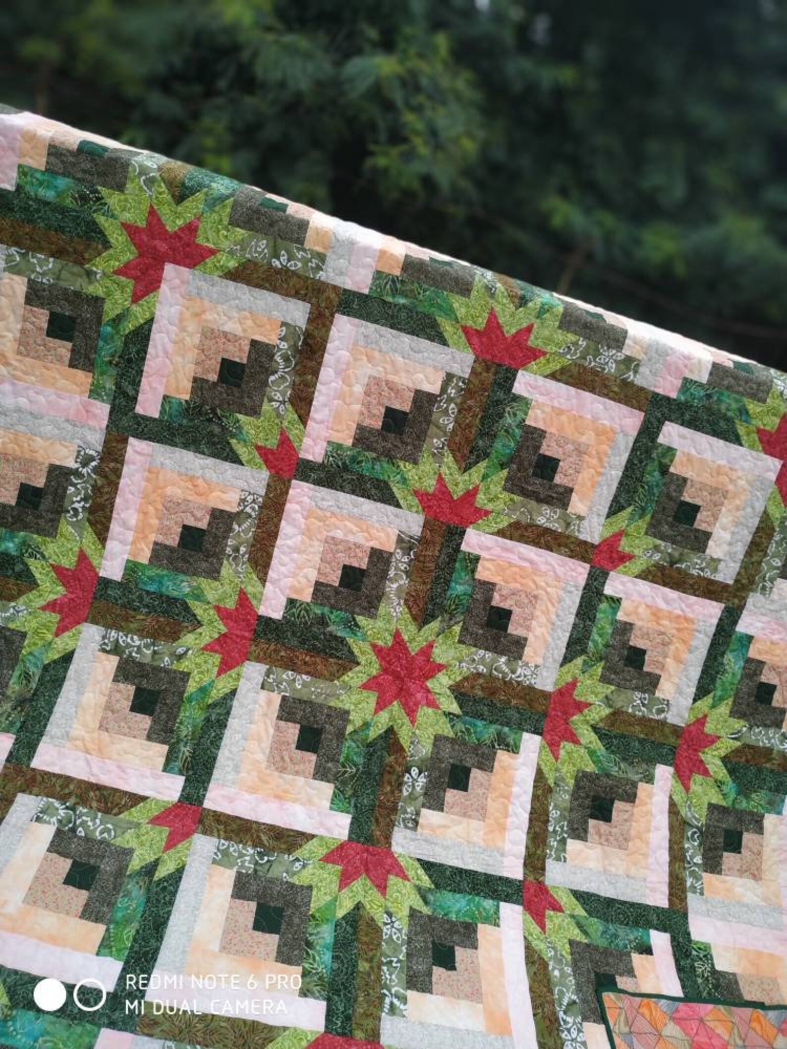 Christmas Quilt King Size Quilt Patchwork Quilt Handmade Etsy