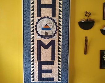 Home quilt, wall hanging, quilted wall hanging, home quilt, home decor, home decoration, wall hanging