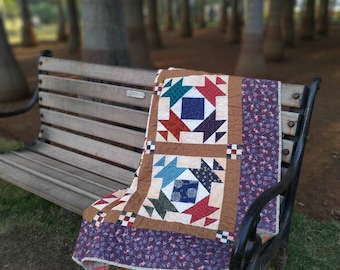 Colcha rústica, Colcha de sofá, Colcha de retalhos feita à mão, Colcha de patchwork, Decoração de fazenda, Manta para sofá, Colcha em promoção