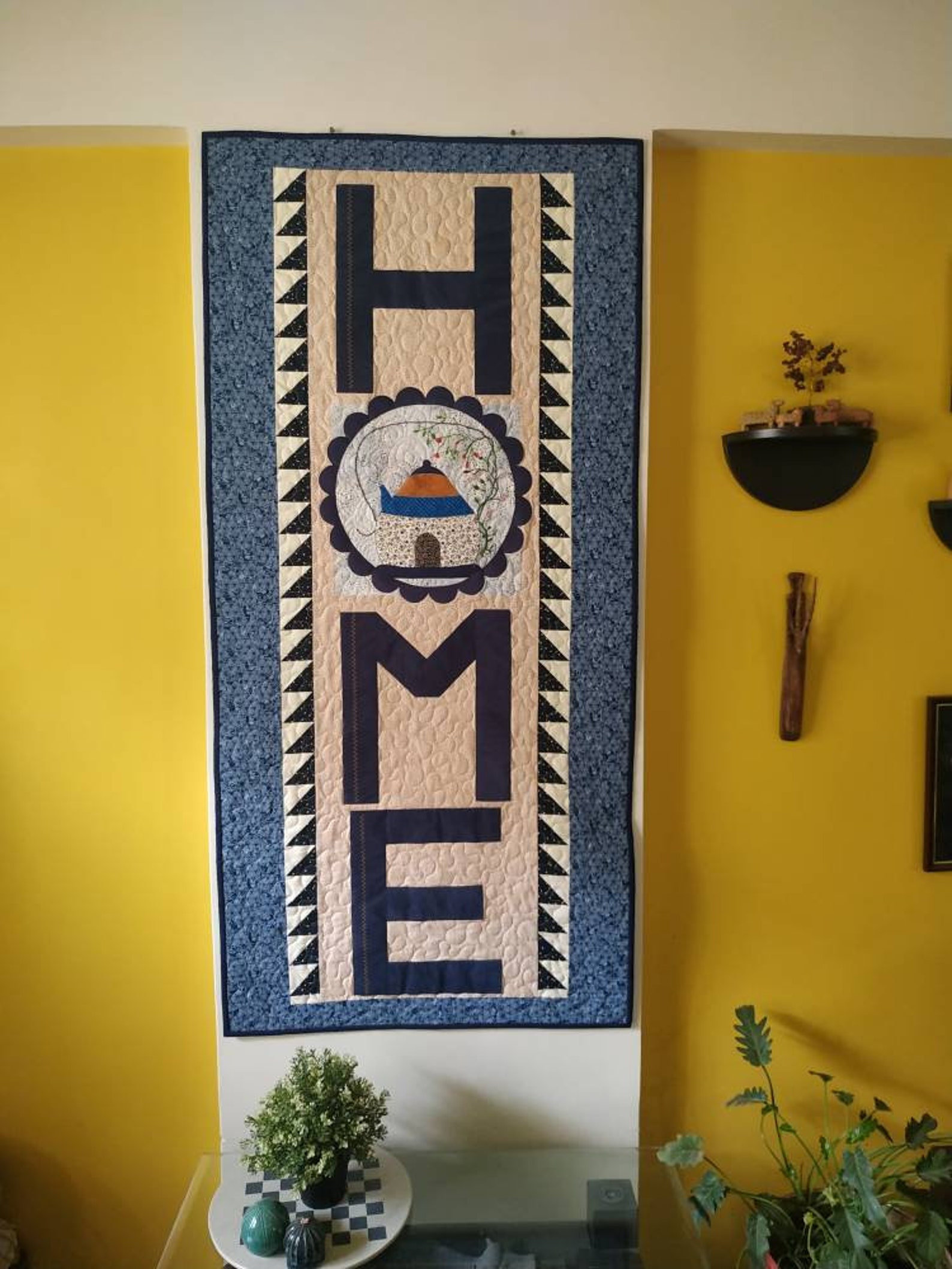 Home Quilt Wall Hanging Quilted Wall Hanging Home Quilt Etsy