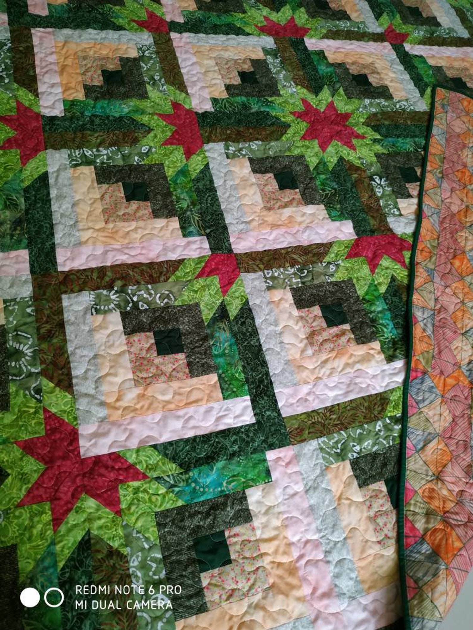 Christmas Quilt King Size Quilt Patchwork Quilt Handmade Etsy