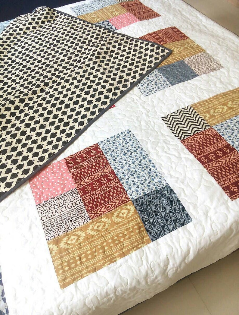 Queen size quilts. Homemade Quilts. Patchwork quilt. Etsy