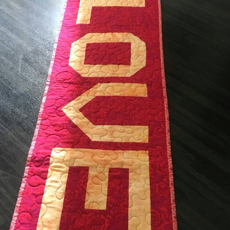 Modern Home Decor Quilted Table Runner Christmas Gift Etsy