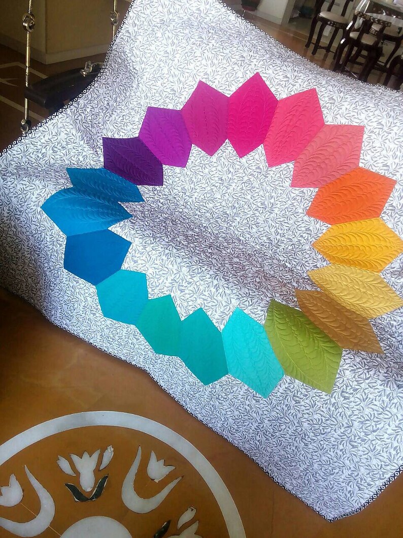 Modern Throw Ombre Quilt Colorful Quilt Lap Quilt Color Etsy Modern quilt baby and toddler quilt or art wall hanging