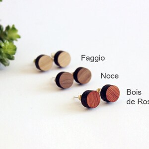 Geometric Wooden Earrings - Laser Cut, Geometric Collection
