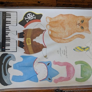cat fashion magnetic dress up Cat Fashion Magnetic Dress Up main image 0