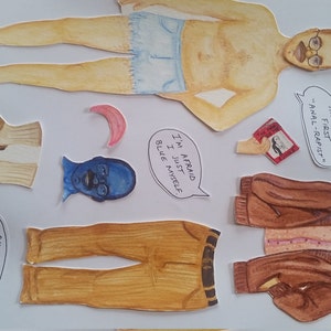 Tobias Funke "Muñeco de papel" Imán