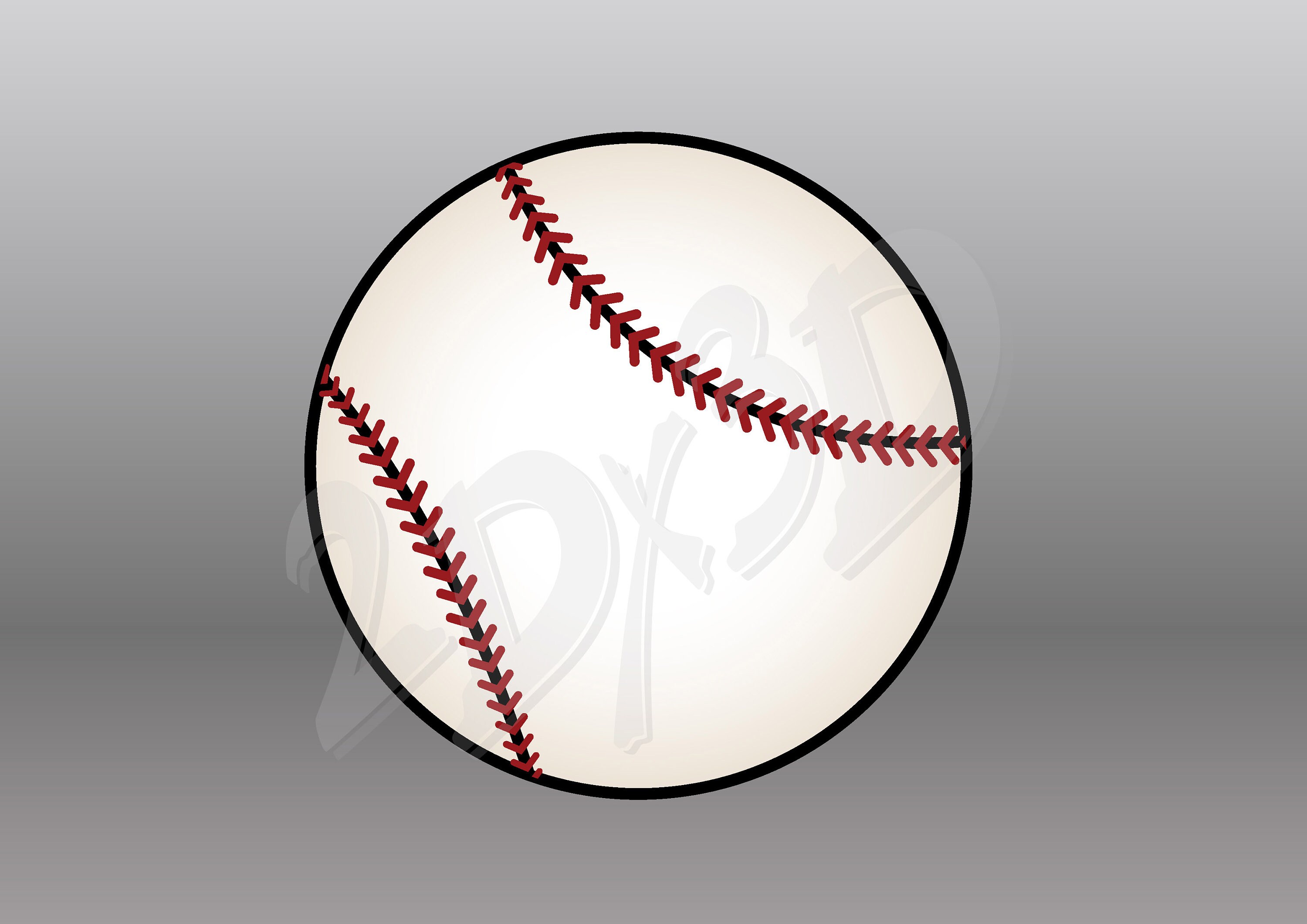 Vector Baseball Image (digital Download) - Etsy