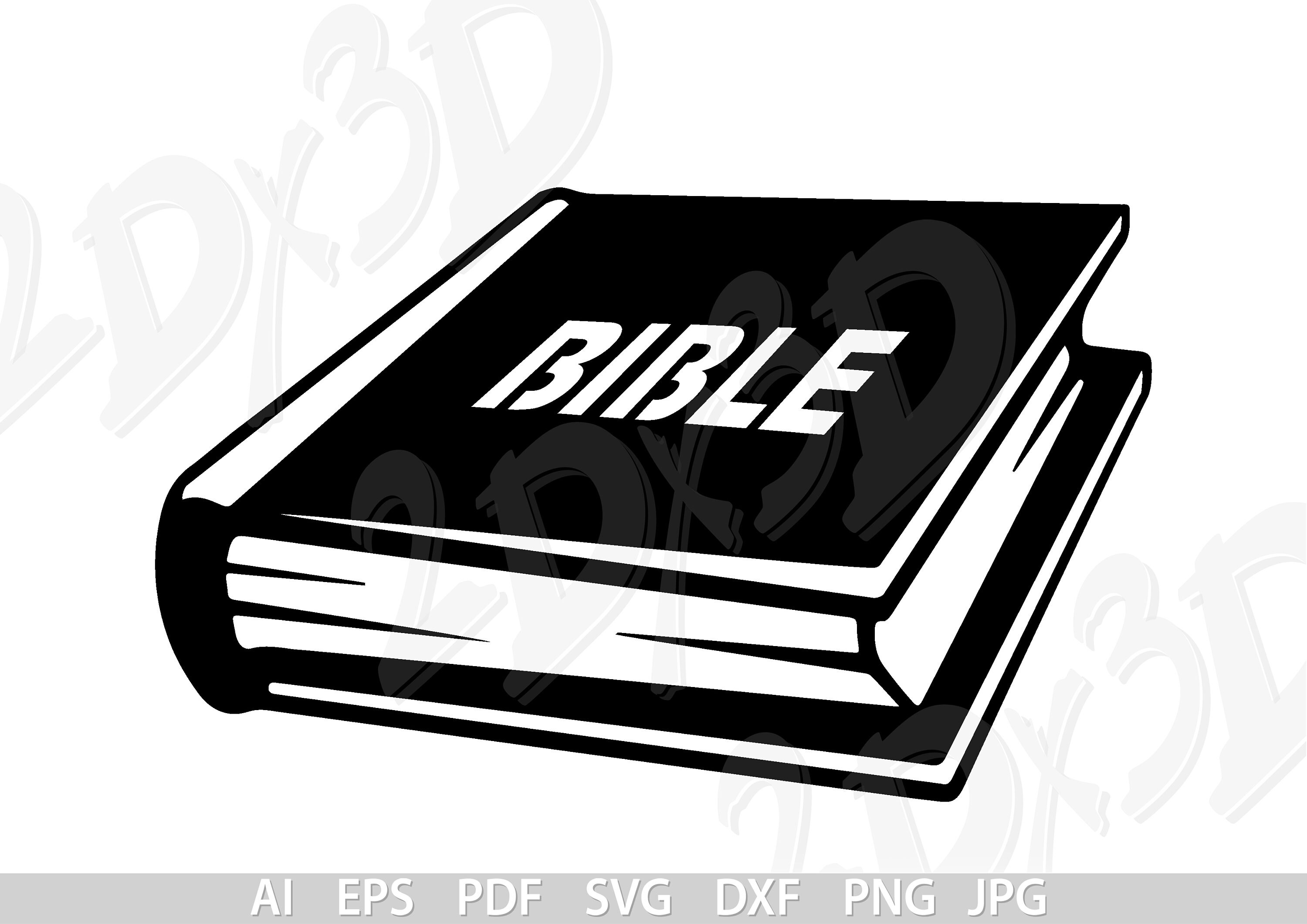 Bible Vector Graphic: SVG, PNG, PDF Files (digital Download) - Etsy