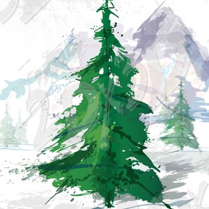 Vector CONIFERBOOM, afdrukbaar computerwerk, download, digitaal beeld, grafische afbeelding, AI, eps, png, svg, pdf, jpg
