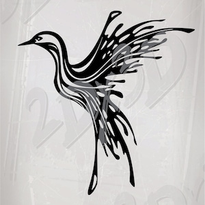 Vector VOGEL schaar staart vliegenvanger ai eps pdf svg dxf png jpg digitale afbeelding downloaden