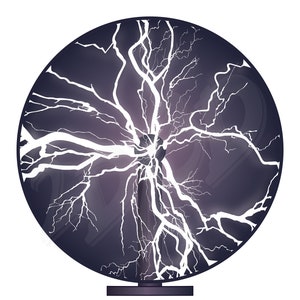 Vector PLASMA GLOBE, lightening bolts, SVG, ai, eps, pdf, png, jpg Download, arc, tunder, high voltage, discount coupons image 2