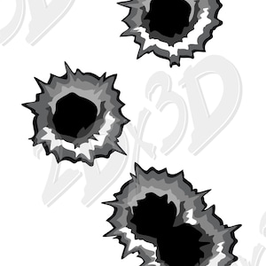 Vector BULLET HOLES, ai, eps, png, pdf, svg, jpg Download files, Digital, graphical, discount coupons