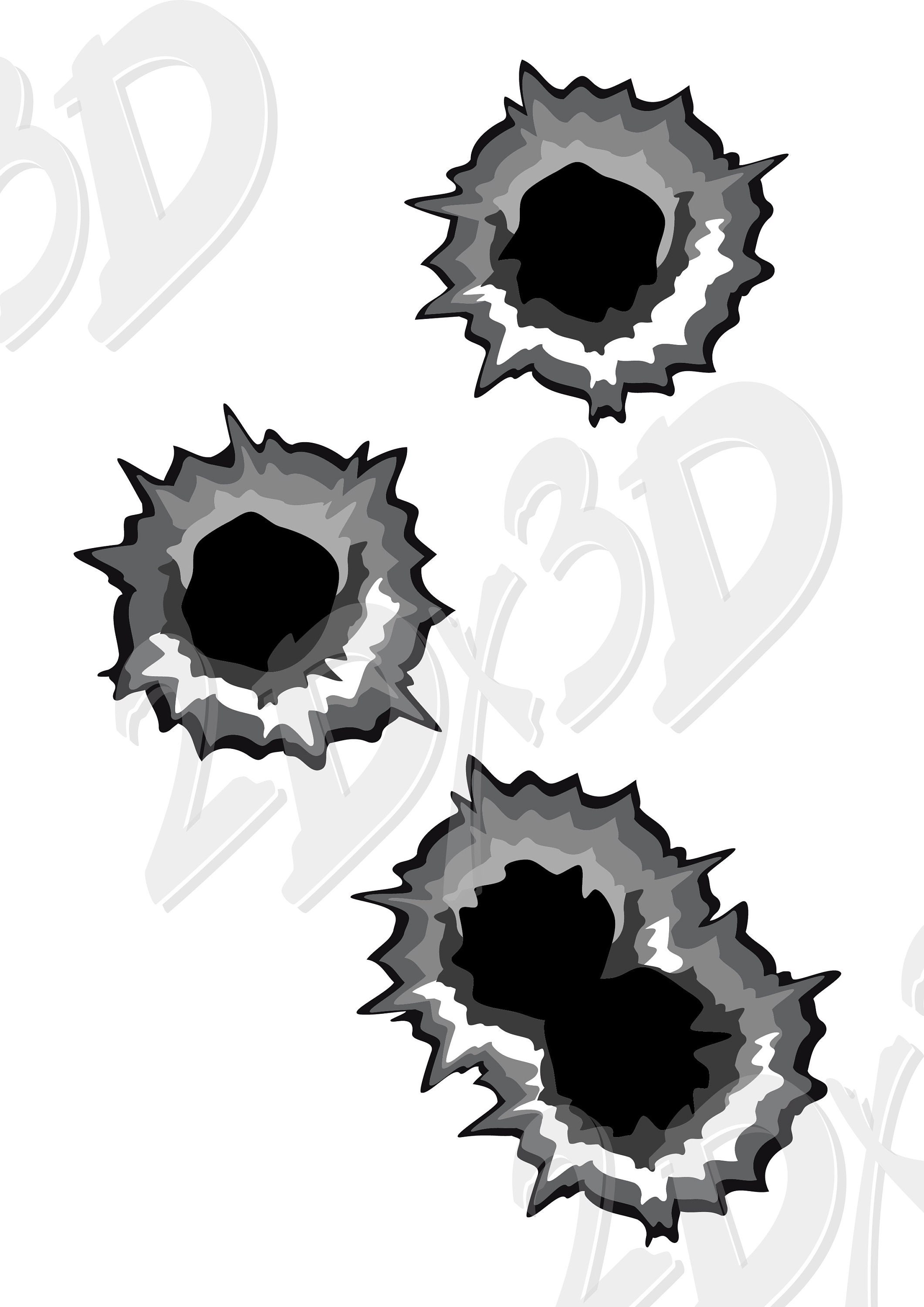 Vector BULLET HOLES, ai, eps, png, pdf, svg, jpg Download files, Digital, graphical, discount coupons