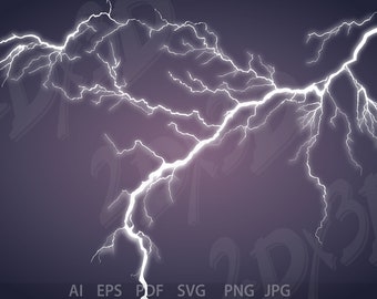 Vector LIGHTENING BOLTS, SVG, ai, eps, pdf, png, jpg Download, card, tunder, it&#39;s not for cut machine, discount coupons