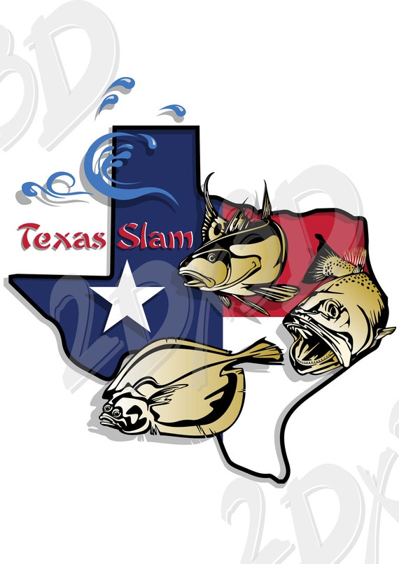 Vector TEXAS SLAM Ai Eps Png Pdf Svg Dxf Jpg Download Etsy