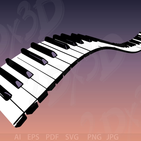 Vector PIANO, AI, eps, pdf, svg, png, jpg Download, Digital image, music, svg piano keys, graphical image, discount coupons