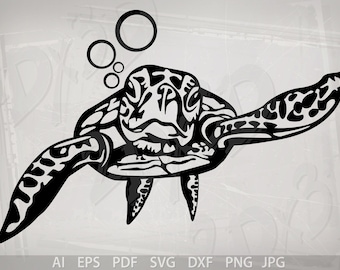 Vector TURTLE SVG AI eps pdf png jpg drawing Download files Digital graphical discount coupons