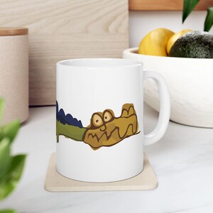 Crocodile Alligator Mug: Aquatic Animal Coffee Cup, Wildlife Lover Gift