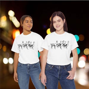 Llama Family Graphic Tee: Unisex Cotton Animal Lover Shirt