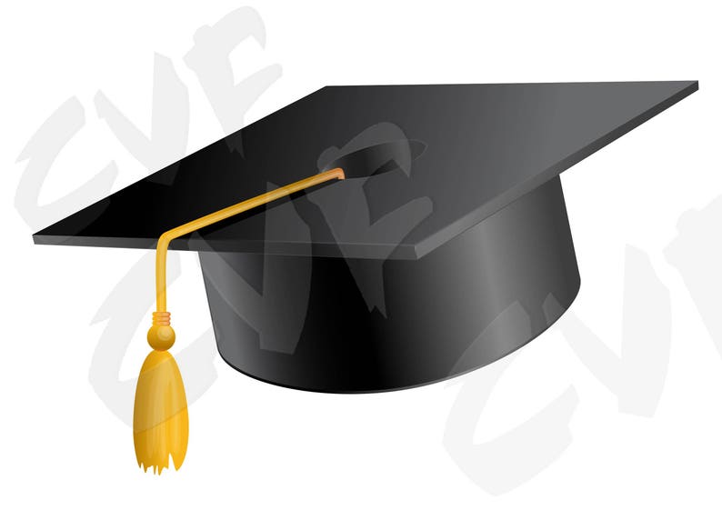 Download Vector GRADUATION HAT AI eps png pdf svg jpg Download | Etsy
