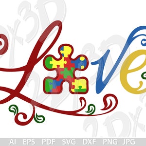 AMORE vettoriale, testo, puzzle, AI, eps, pdf, png, svg, dxf, jpg Scarica file, digitale, grafica, buoni sconto