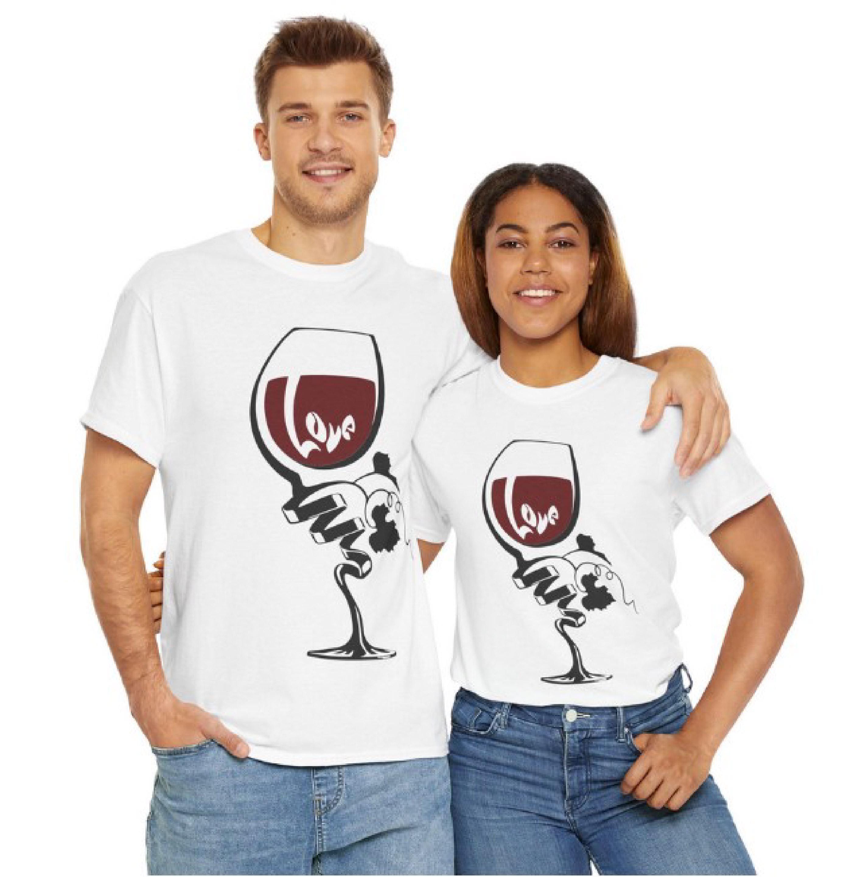赤ワインアートTシャツ:ユニセックスコットングラフィックTシャツ 赤ワインアートTシャツ:ユニセックスコットングラフィックTシャツ