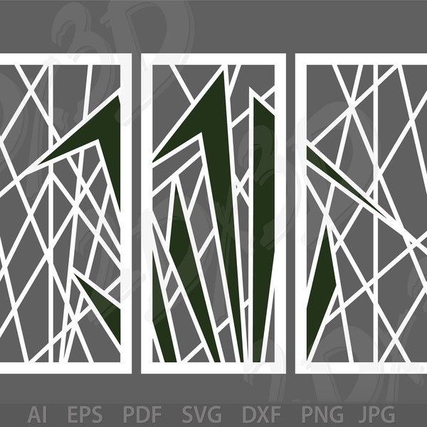 Vector WALL DECOR PANEL, ai, eps, pdf, jpg, svg, dxf, png Download flora Digital graphical image