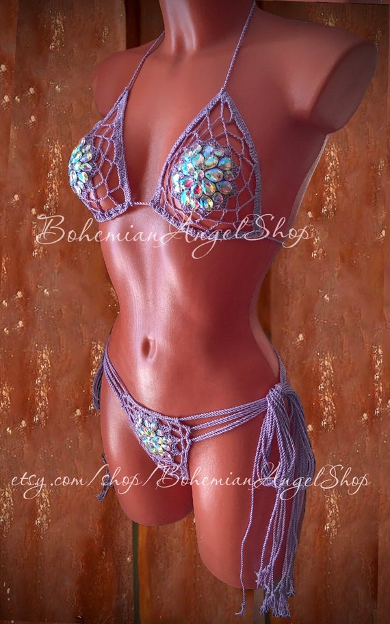 diamond swimsuit