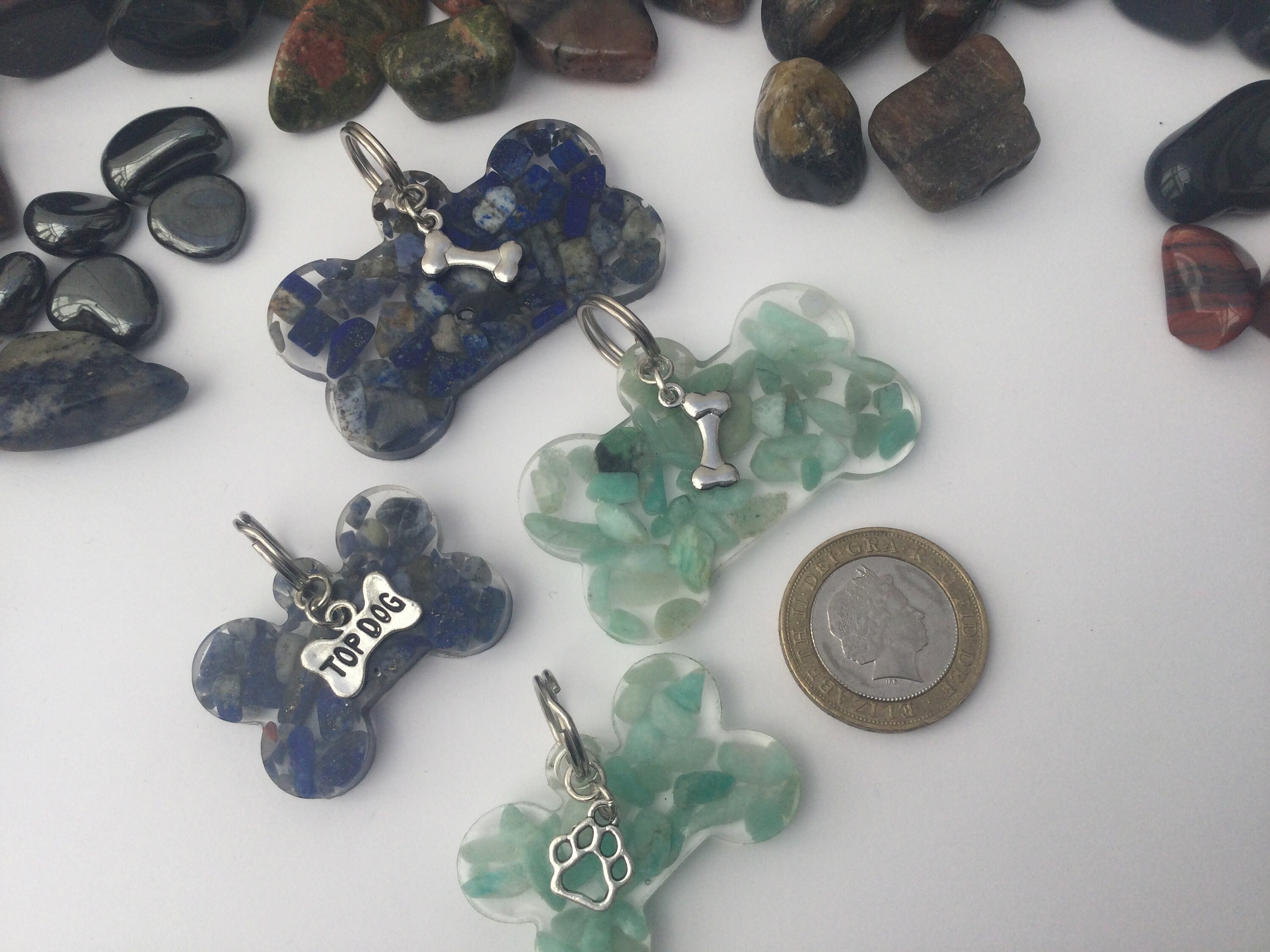 Crystal Gemstone Healing Dog Tag crystal healing for your Etsy