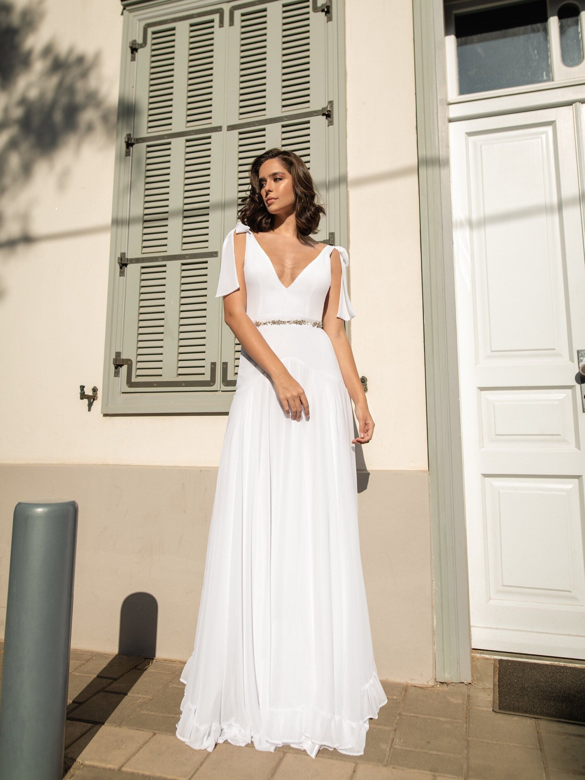 Grecian Wedding Gown - Etsy
