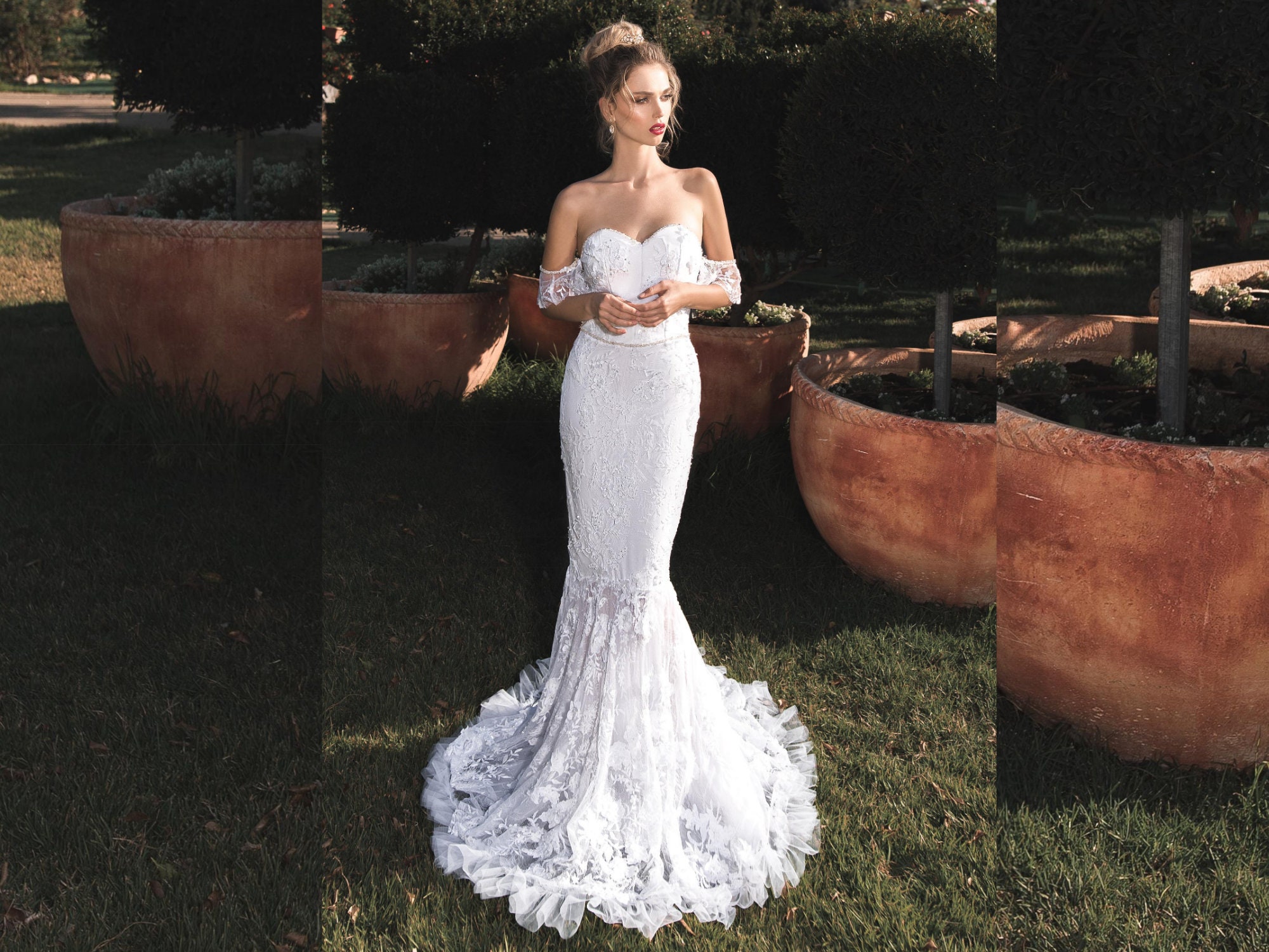 tight mermaid wedding dress
