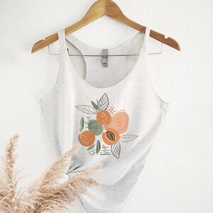 Cropped Rib Cami Tank Top in Peach - Retro, Indie and Unique Fashion