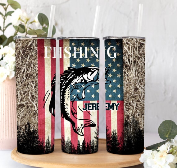Fishing Tumbler Personalized, Fishing Gifts for Men, Fishing Tumbler, Bass  Fishing Gifts, Bass Fishing Tumbler, Fishing Cup,fishing Gift 
