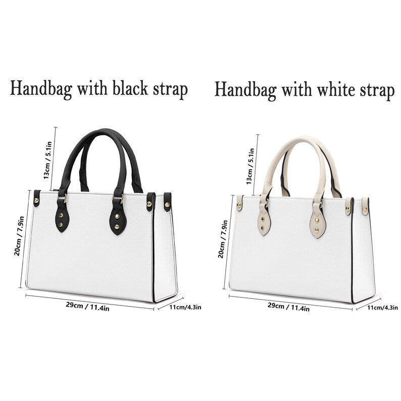 White Wolf With Headress Feathers Leather Bag, Custom Women Bag and