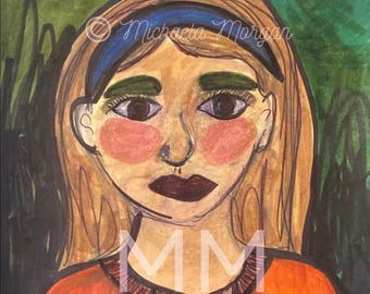 Isolation- Michaela Morgan Art- Mixed Media Original