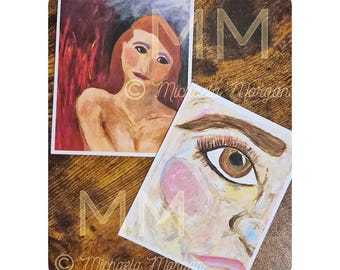 Postcard Art Print- Michaela Morgan Art