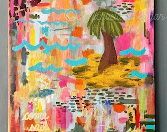 Sail Away- Original Painting- Michaela Morgan Art