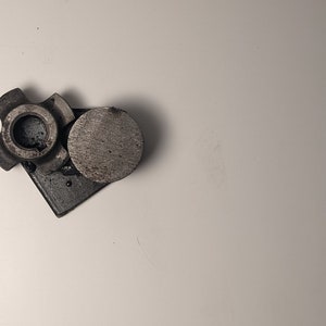 Metal found object heart wall hanging