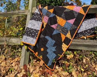 Bats at Night Halloween Quilt