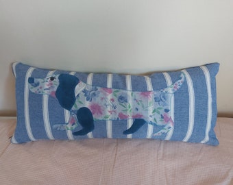 Sausage dog cushion