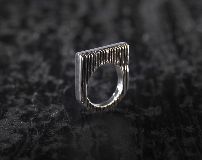 Bague Homme Argent 925 Massif - Motif Plume Et Fer à Cheval Doré - Neuf Avec Étiquettes